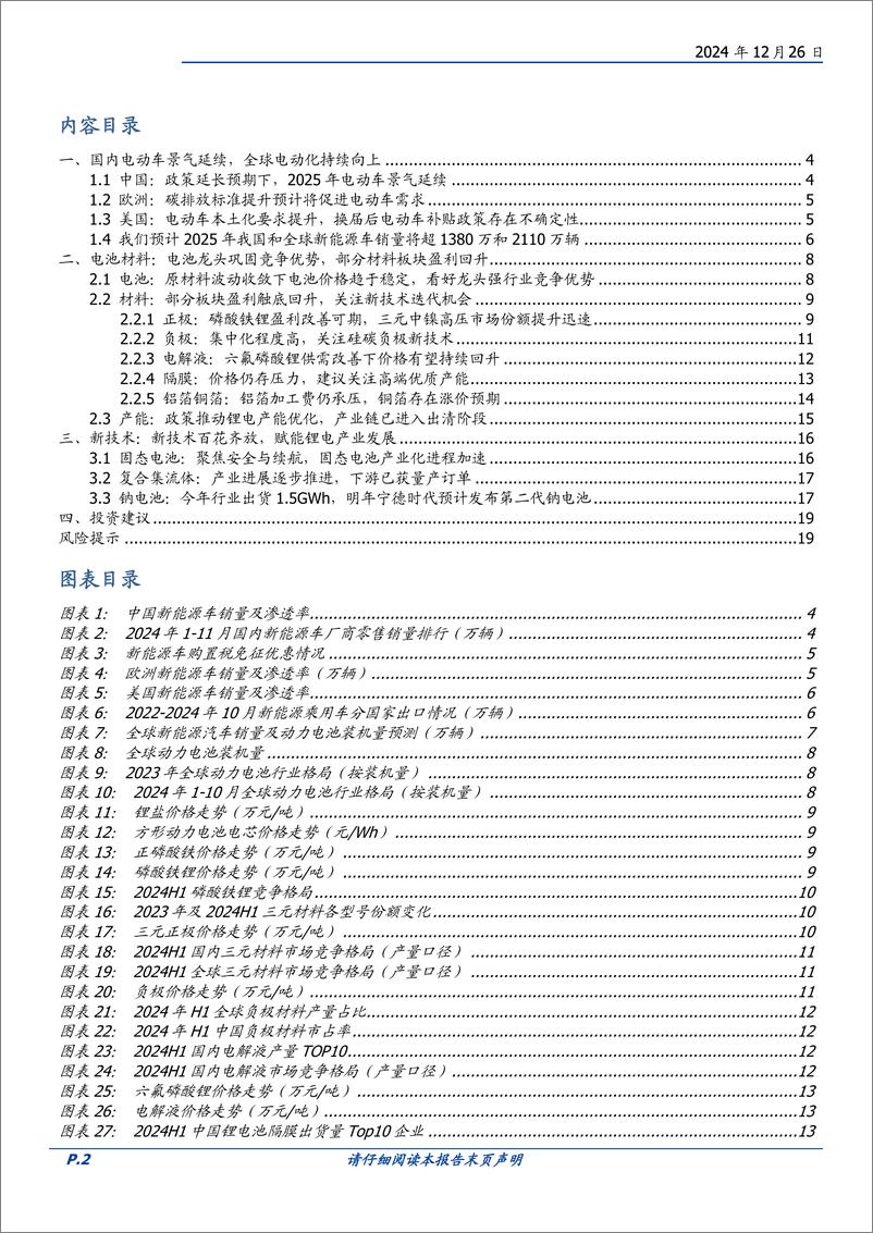 《电力设备行业2025年新能源车年度策略：产业链底部反转，新技术加速渗透-241226-国盛证券-20页》 - 第2页预览图