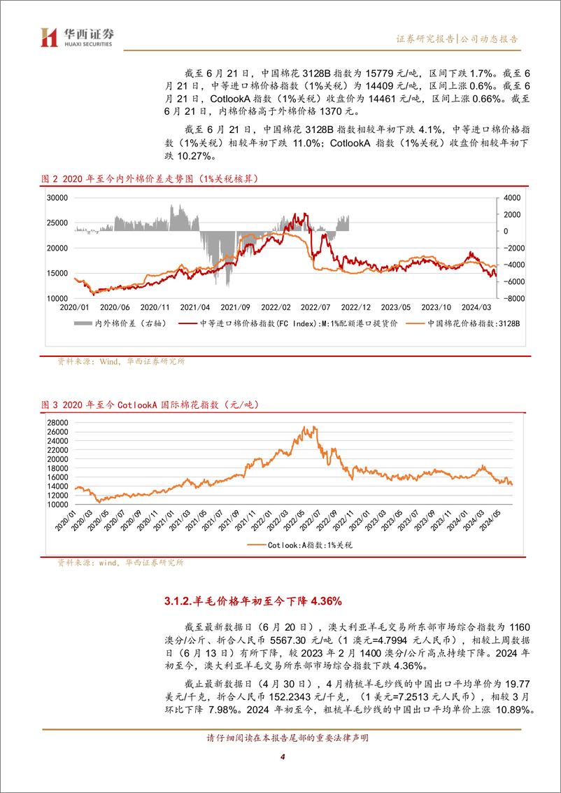 《纺织服饰行业中报前瞻：品牌化高基数，制造板块出口端景气度延续-240625-华西证券-19页》 - 第4页预览图