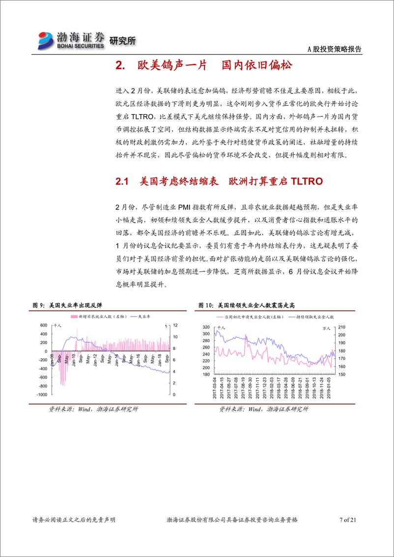 《A股市场3月份投资策略报告：A股迎来两会时间，政策“稳”、“进”均是看点-20190304-渤海证券-21页》 - 第8页预览图