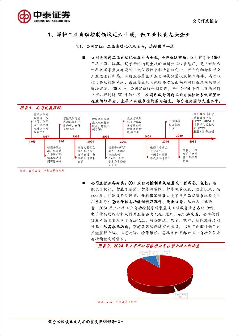 《川仪股份(603100)国内工业自动化仪表领导者，自主可控%2b设备更新驱动成长-240925-中泰证券-29页》 - 第6页预览图