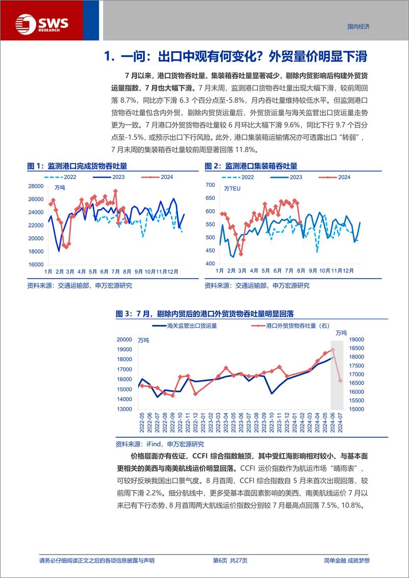 《宏观专题报告：出口“预警”-240804-申万宏源-27页》 - 第6页预览图