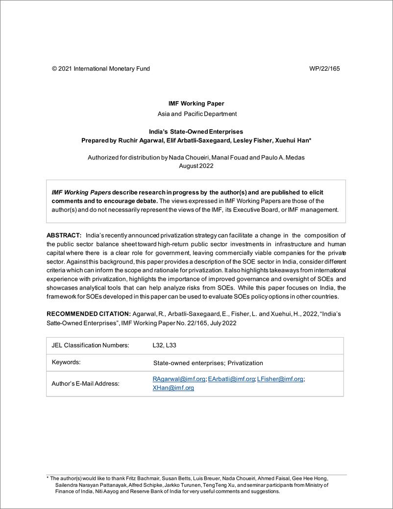 《IMF-印度国有企业（英）-2022.8-36页》 - 第3页预览图