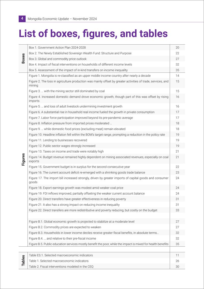 《世界银行-蒙古经济更新，2024年11月：保持收益-特别关注：蒙古财政制度的分配影响（英）-2024-39页》 - 第5页预览图