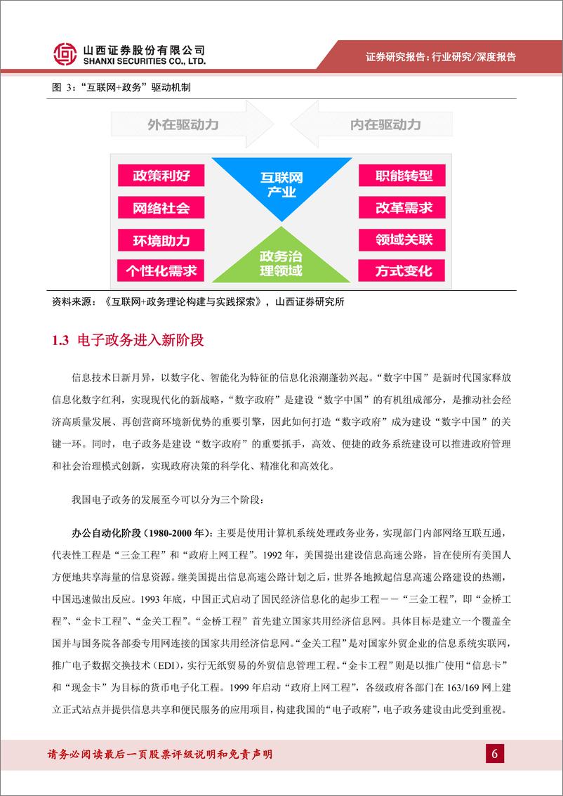 《计算机行业数字中国专题报告：电子政务步入新阶段，市场空间进一步释放-20190425-山西证券-20页》 - 第7页预览图