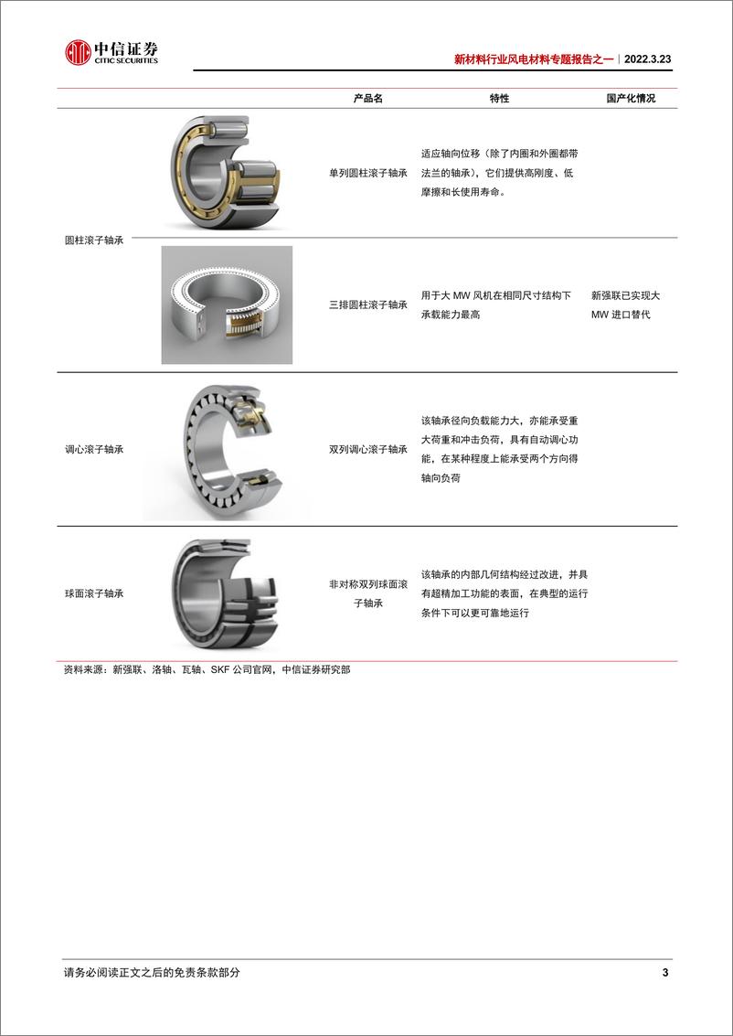 《新材料行业风电材料专题报告之一：风机大型化驱动下，风电轴承国产化有望加速-20220323-中信证券-26页》 - 第8页预览图