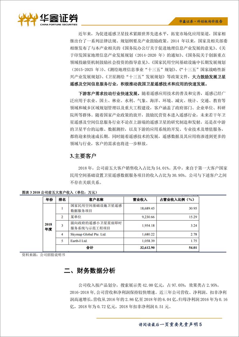 《计算机行业：科创板询价报告之世纪空间-20190717-华鑫证券-12页》 - 第6页预览图