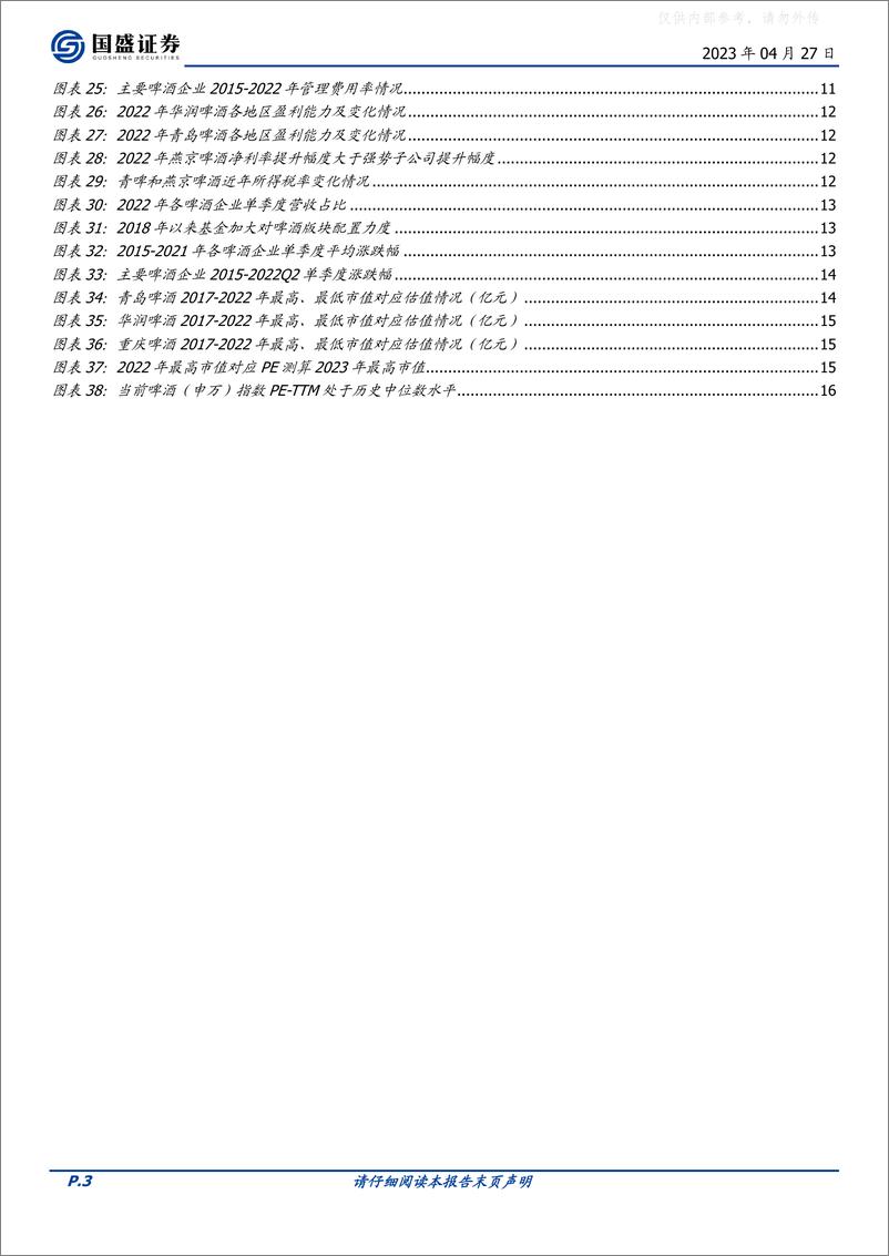 《国盛证券-食品饮料行业：如何看待2023年的啤酒行业？-230427》 - 第3页预览图