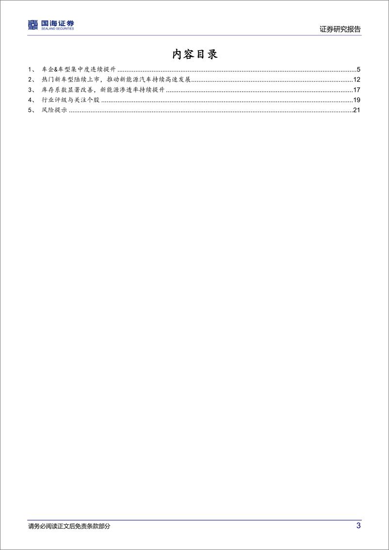 《汽车行业深度研究：新能源爆款车型系列三，从爆款车型集中度提升看集体涨价影响-20220403-国海证券-23页》 - 第4页预览图