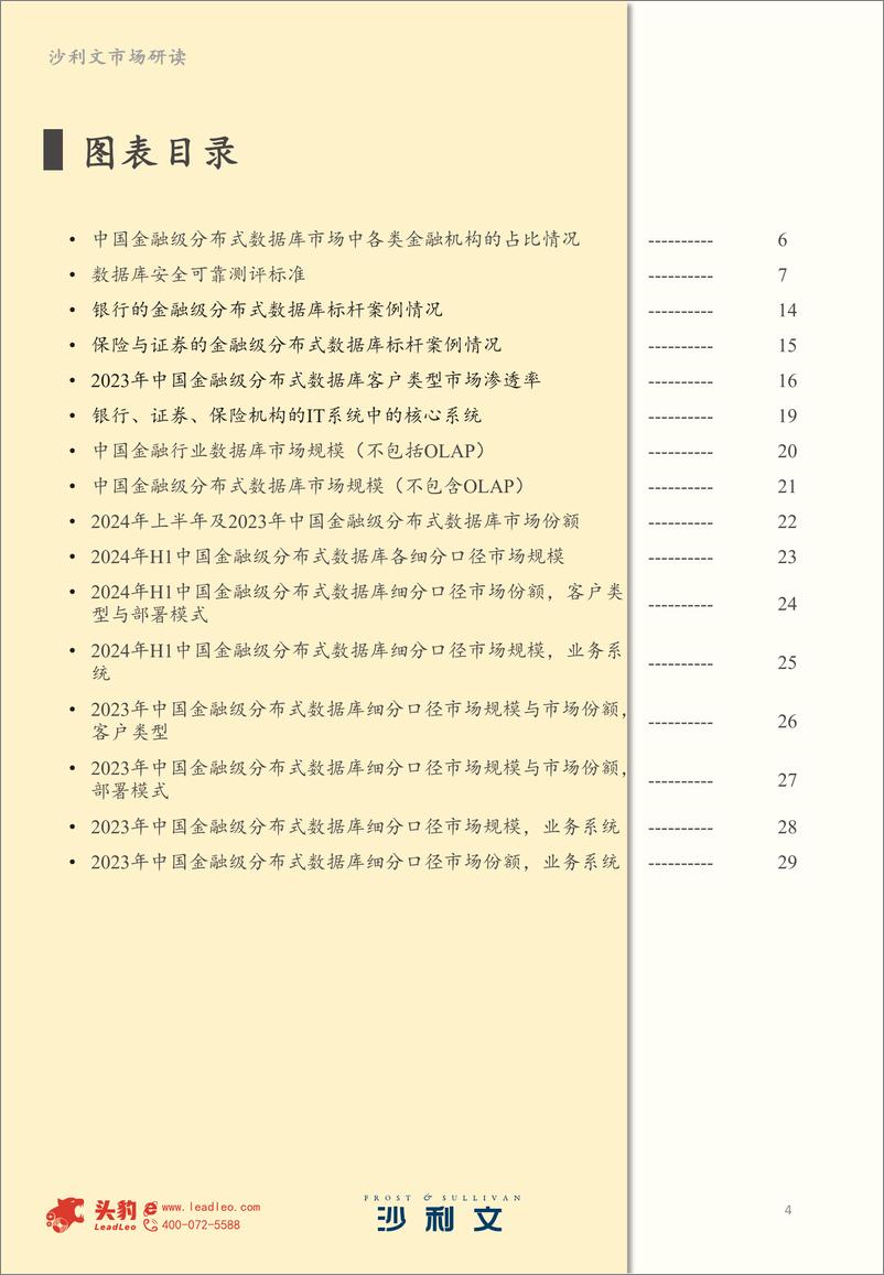 《沙利文_2024年中国金融级分布式数据库市场跟踪报告》 - 第4页预览图