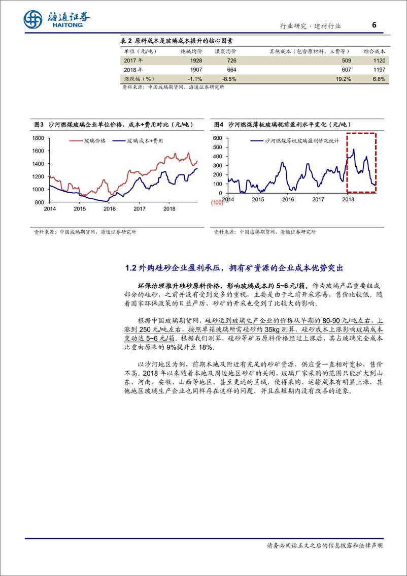 《建材行业深度报告：冷修小高峰或带来玻璃投资机会-20190117-海通证券-17页》 - 第7页预览图