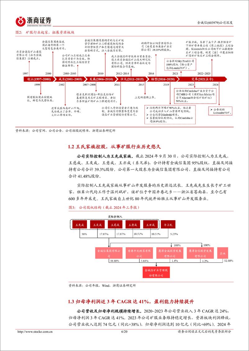 《金诚信(603979)深度报告：铜板块弹性标的，矿服%2b资源双轮驱动-241224-浙商证券-20页》 - 第6页预览图