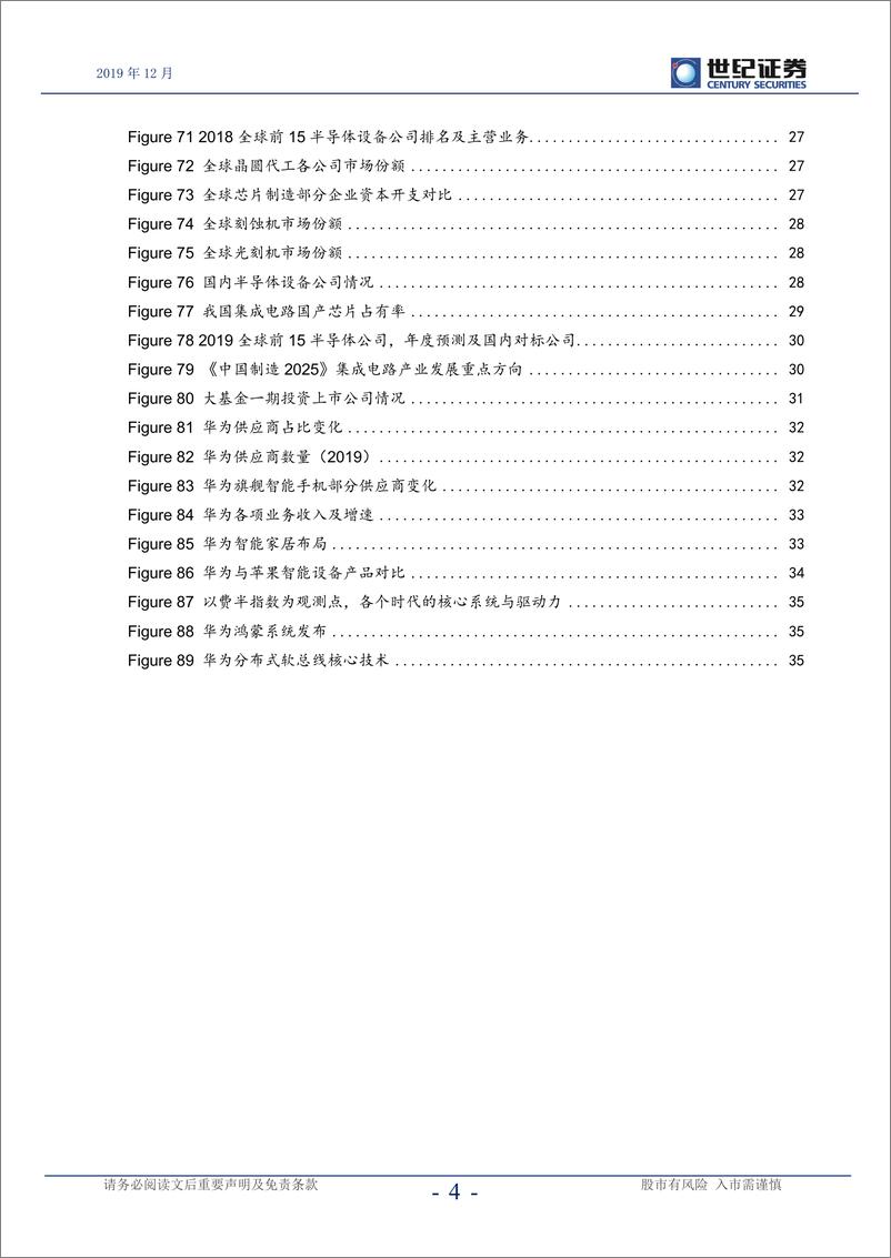 《电子行业2020年度策略报告：5G趋势延续，把握核心主线-20191226-世纪证券-42页》 - 第6页预览图