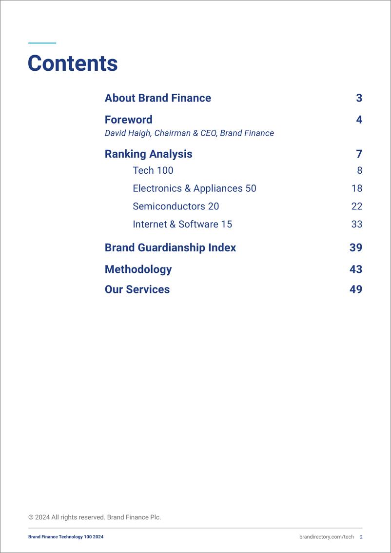 《Brand Finance_2024年科技品牌100强报告_英文版_》 - 第2页预览图