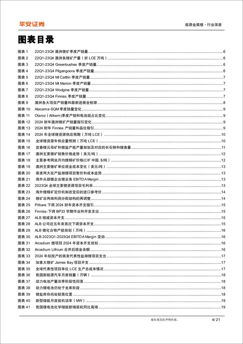 《有色与新材料行业新能源材料锂系列(四)：锂资源基本面的重新审视，无近忧而有远虑-240319-平安证券-21页》 - 第4页预览图