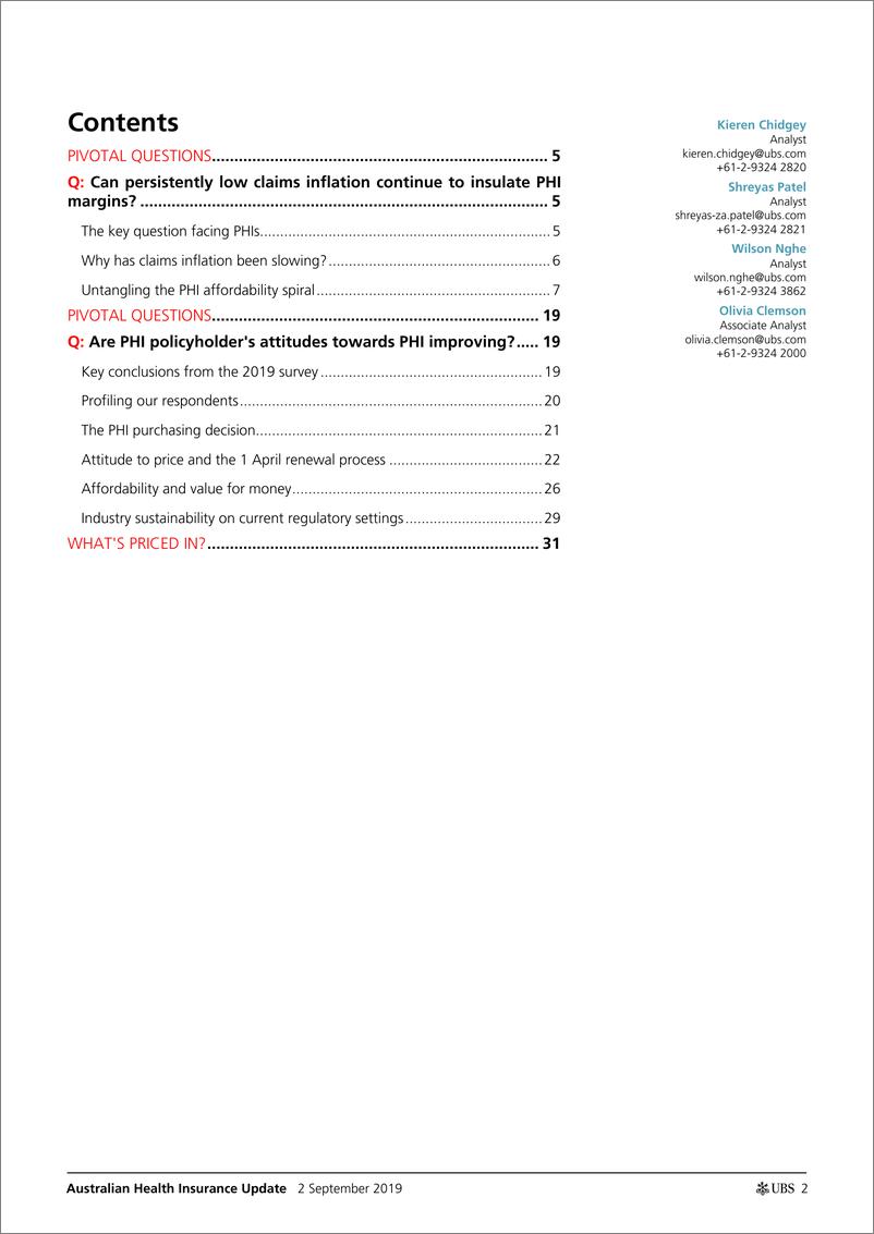 《瑞银-亚太地区-保险行业-澳大利亚医疗保险业更新：PHI的负担能力解读-2019.9.2-43页》 - 第3页预览图