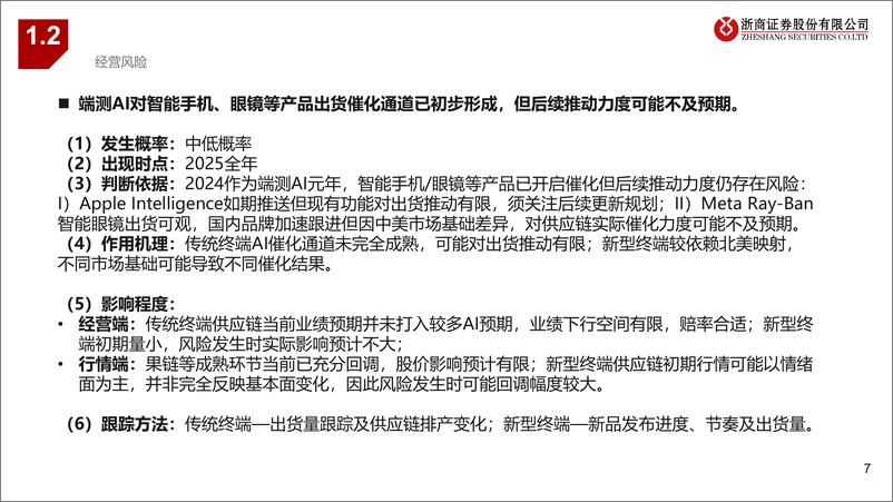 《电子行业年度策略报告姊妹篇：2025年电子行业风险排雷手册-241217-浙商证券-16页》 - 第7页预览图