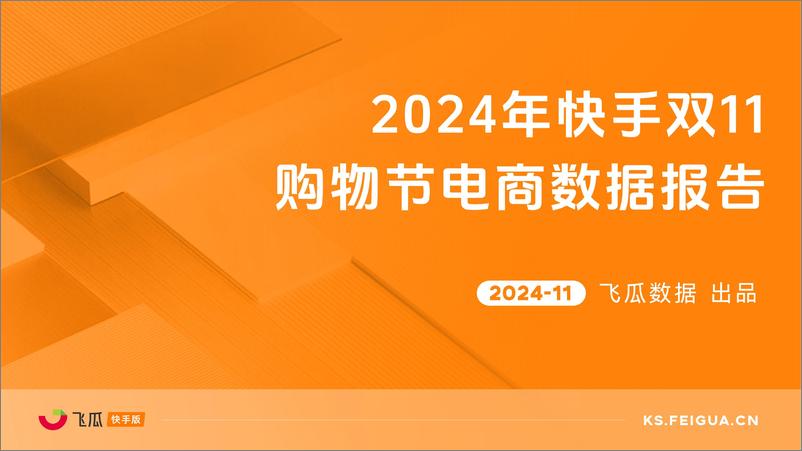 《2024年快手双11购物节电商数据报告-43页》 - 第1页预览图