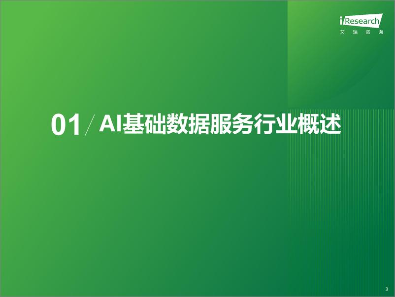 《2024年中国AI基础数据服务研究报告-艾瑞咨询》 - 第3页预览图