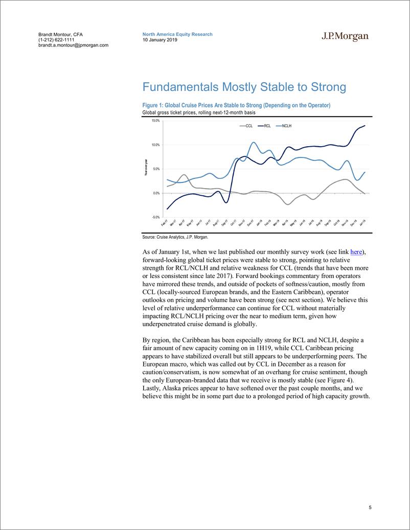 《J.P. 摩根-美股-博彩与住宿行业-美国巡航线展望与观点更新-2019.1.10-46页》 - 第6页预览图