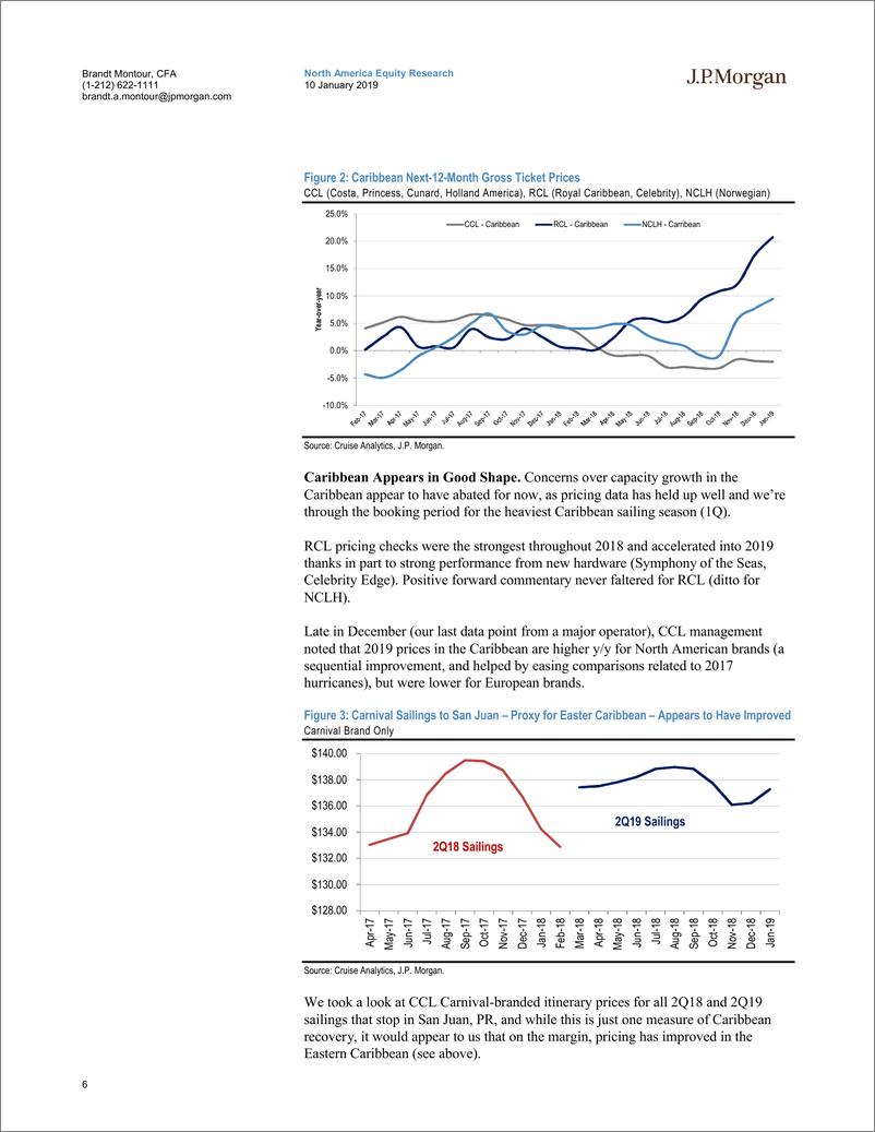 《J.P. 摩根-美股-博彩与住宿行业-美国巡航线展望与观点更新-2019.1.10-46页》 - 第7页预览图