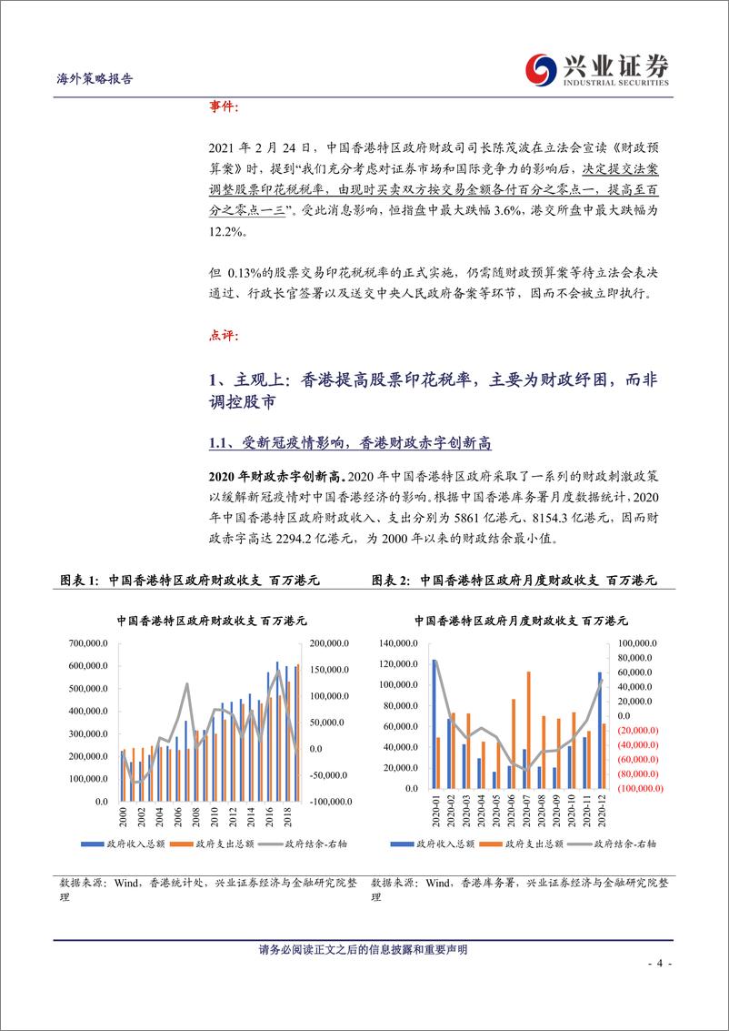 《港股上调印花税点评：炒作风歇，震荡不改港股牛市，趁机布局高性价比优质资产-20210224-兴业证券-12页》 - 第4页预览图