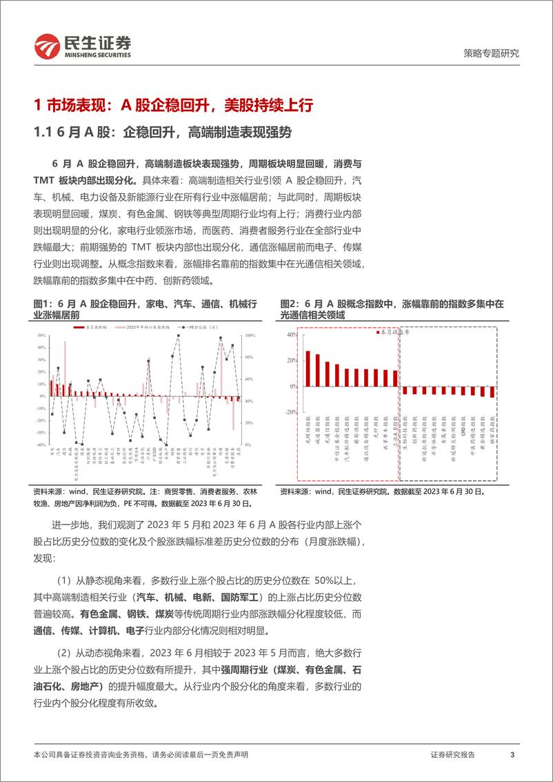 《策略专题研究：风格洞察与性价比追踪系列（十八），向上的开端-20230705-民生证券-25页》 - 第4页预览图