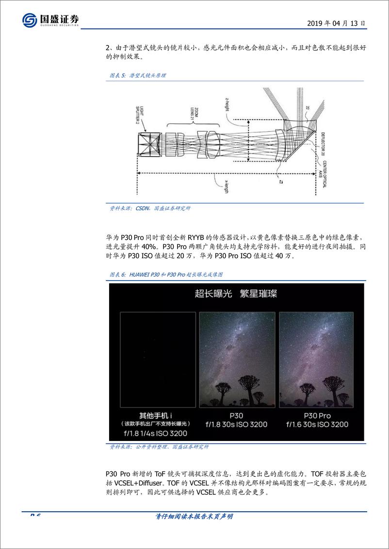 《电子行业华为P30系列：拍摄世界上最遥远的距离-20190413-国盛证券-11页》 - 第7页预览图