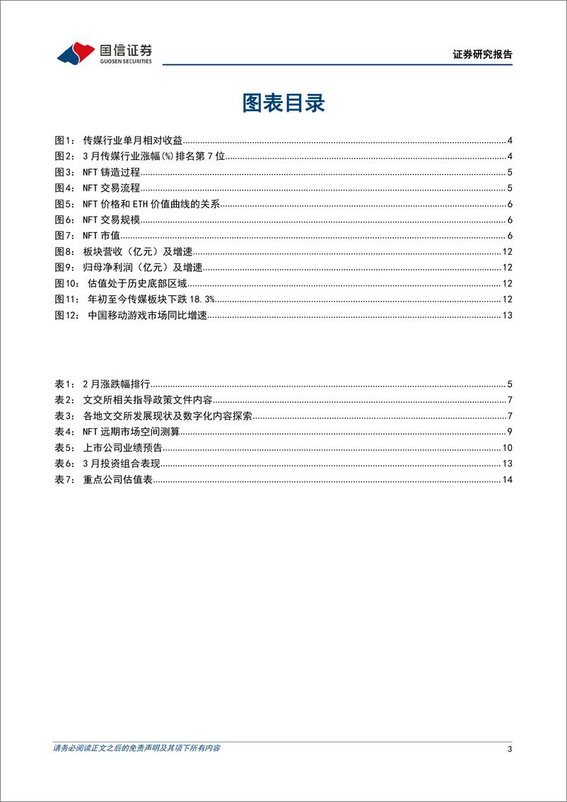 《传媒行业2022年4月投资策略：关注游戏板块及NFT主题机会 (1)》 - 第3页预览图