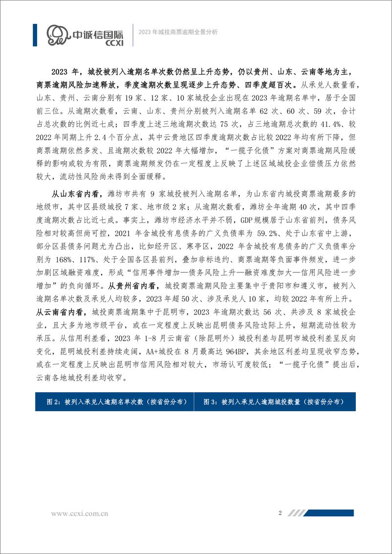 《2023年城投商票逾期全景分析-9页》 - 第2页预览图