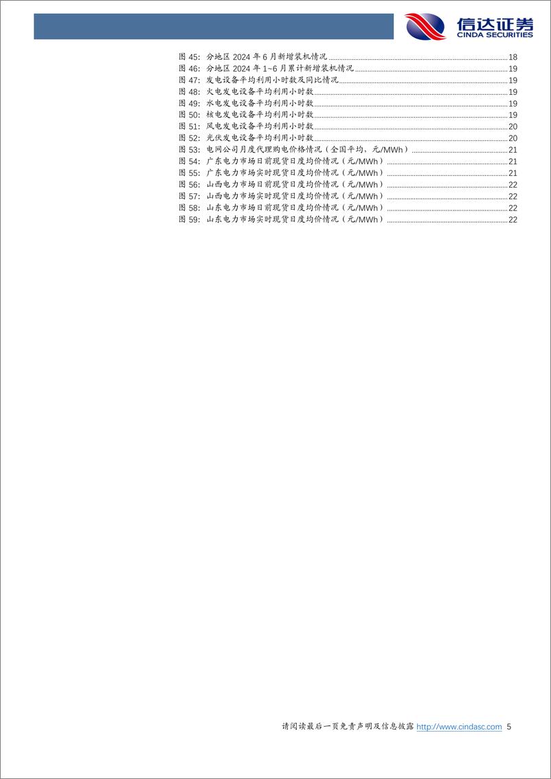 《电力行业6月月报：煤电低碳化改造方案发布，月度电价止跌企稳-240802-信达证券-26页》 - 第5页预览图