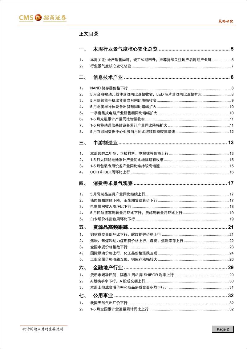 《行业景气观察：包装专用设备产量同比保持较高增速，动力煤等价格上行-20210623-招商证券-34页》 - 第2页预览图