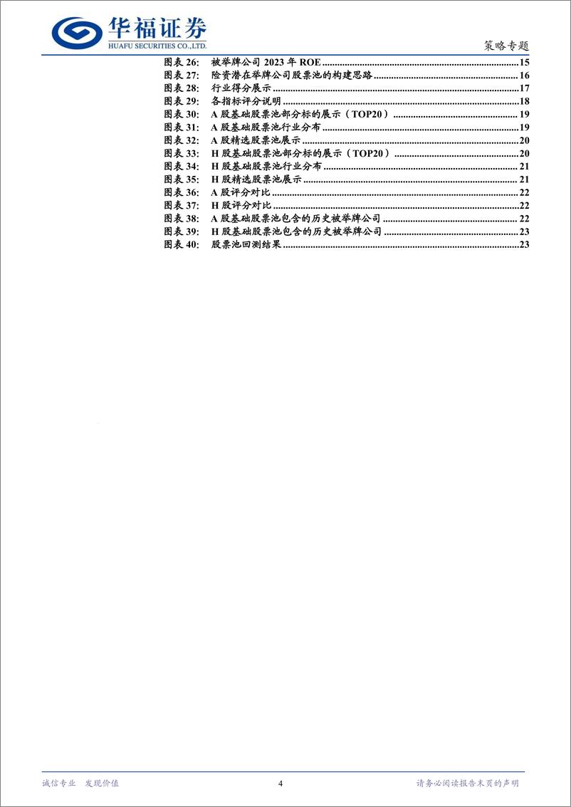 《数往知来：探究险资举牌的可能方向，险资潜在举牌公司股票池构建-250114-华福证券-25页》 - 第4页预览图