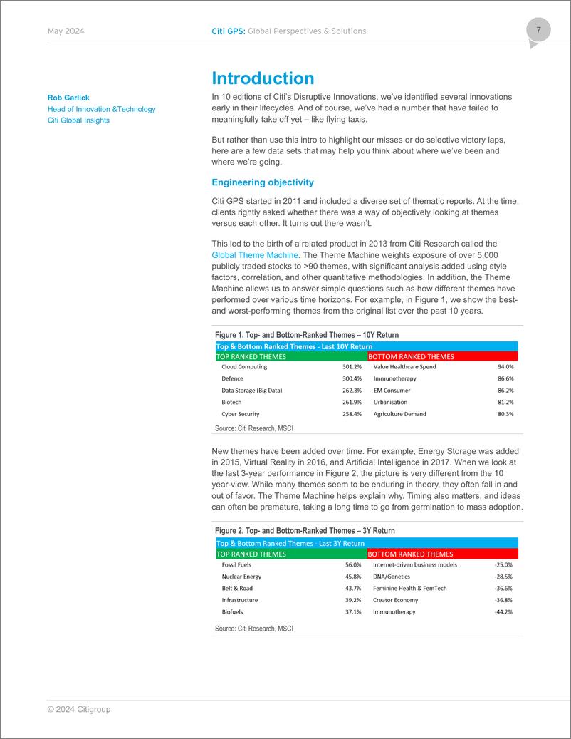 《花旗（Citi）：2024颠覆性创新：十个值得关注的新趋势报告（英文版）》 - 第7页预览图
