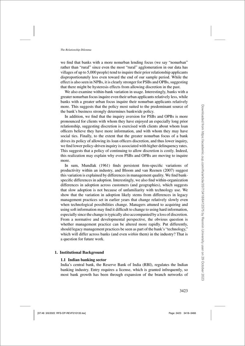 《RFS-关系困境：为什么银行在采用新技术的速度上有所不同？-英-49页》 - 第7页预览图