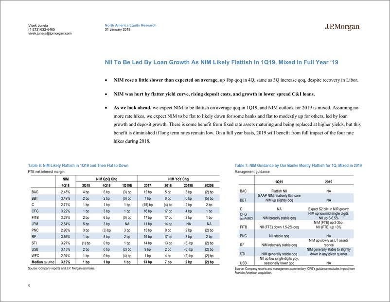 《J.P. 摩根-美股-银行业-美国大型银行业投资策略分析-2019.1.31-41页》 - 第7页预览图