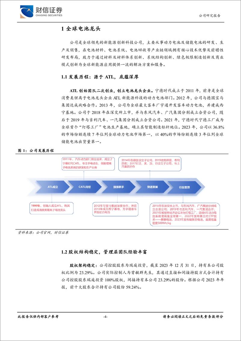 《宁德时代-300750.SZ-技术领先，打造面向消费者的电池品牌-20240417-财信证券-22页》 - 第4页预览图