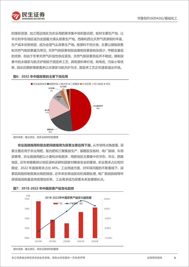 《华鲁恒升(600426)深度报告：新产能稳步释放，煤化工再迎景气周期-240608-民生证券-27页》 - 第8页预览图