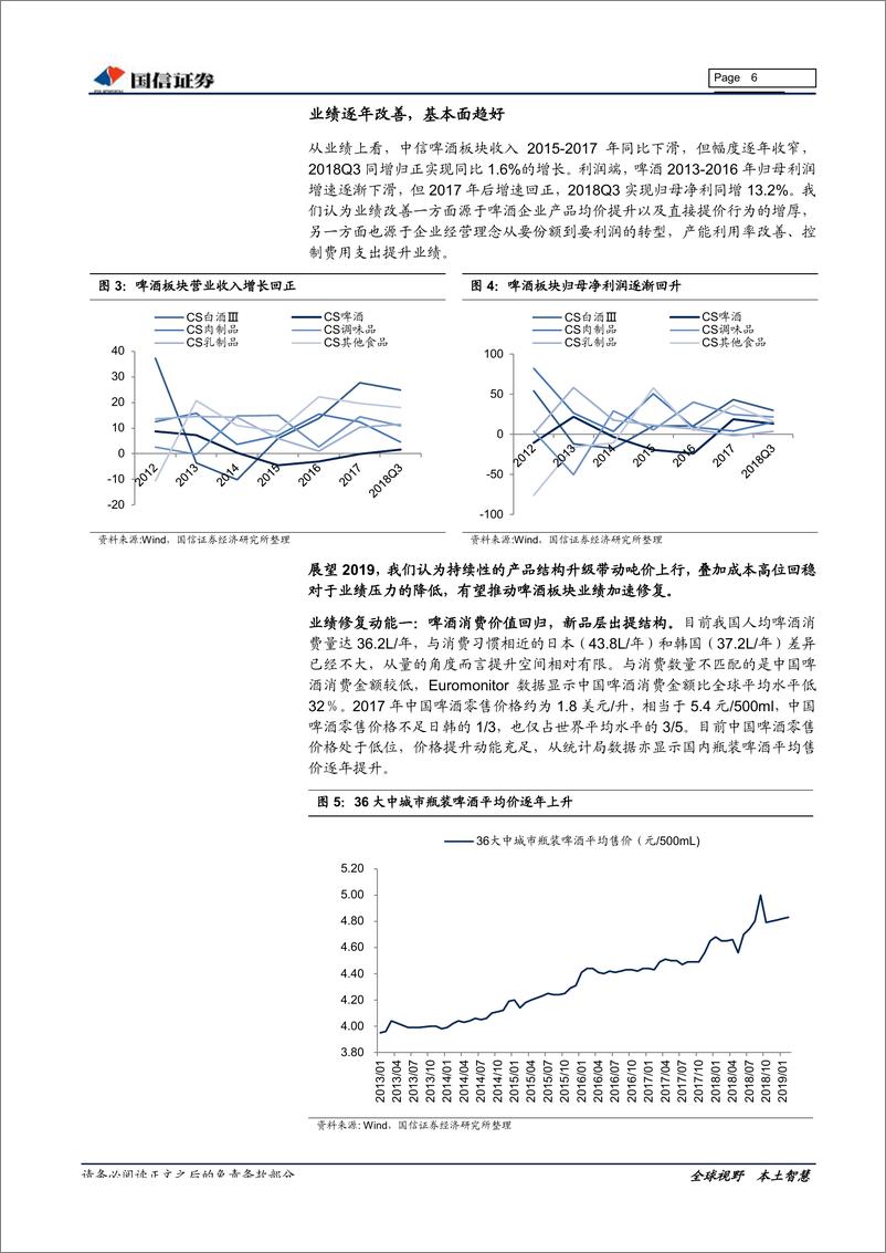 《啤酒行业深度报告：量稳价增利好频现，空间广阔向阳而生-20190403-国信证券-29页》 - 第7页预览图