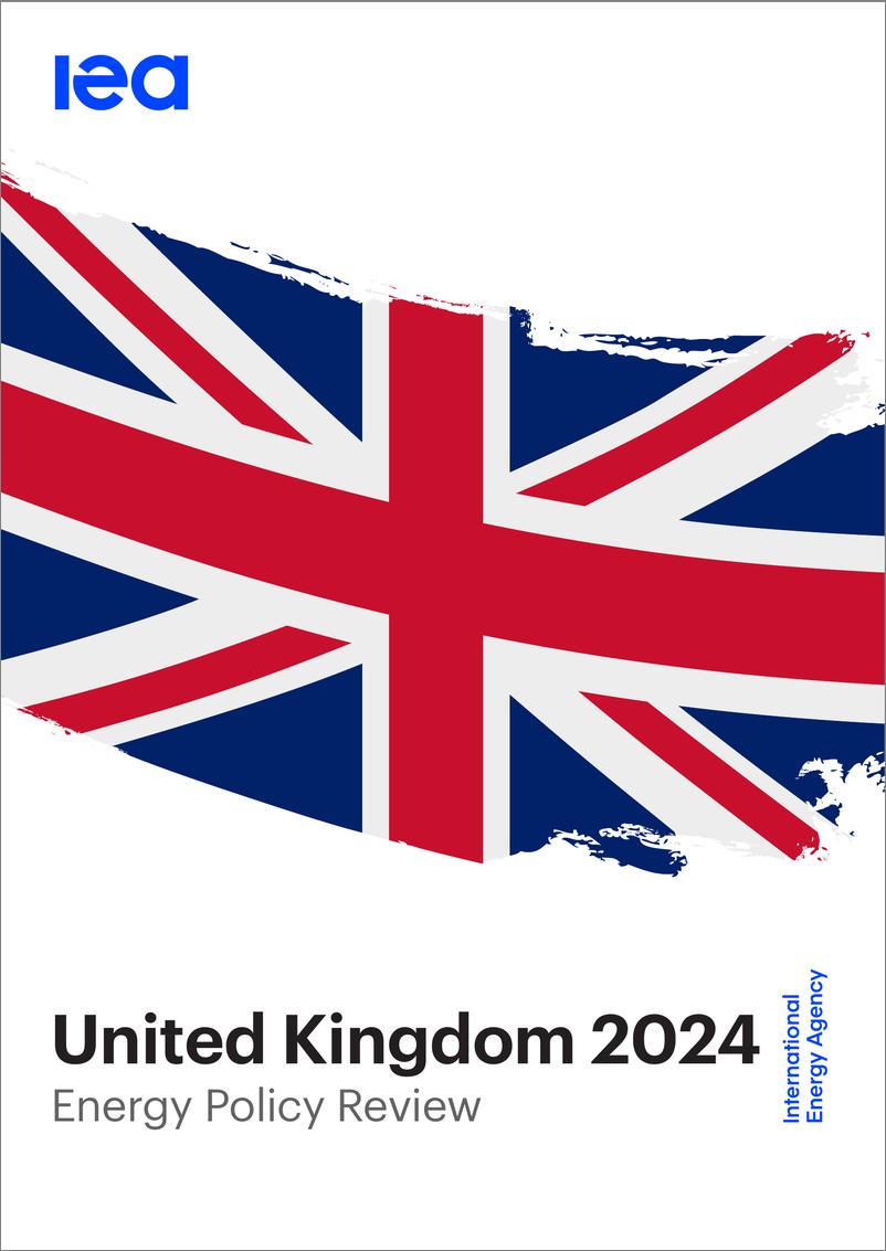 《国际能源署-英国2024年能源政策审查（英）-109页》 - 第1页预览图