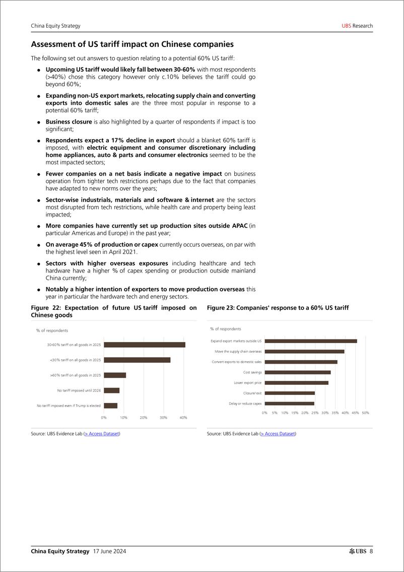 《UBS Equities-China Equity Strategy _CFO survey - upstream seem the most u...-108728275》 - 第8页预览图