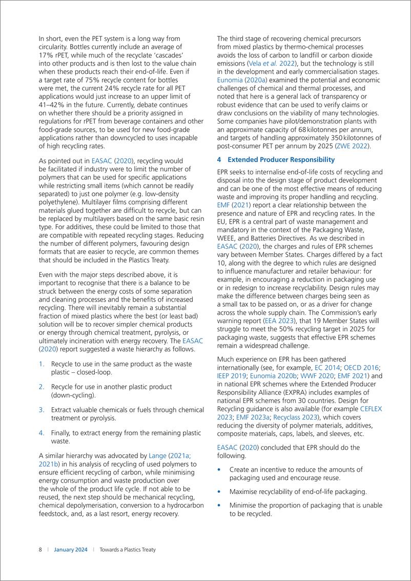《IAP国际科学院组织_2024年EASAC塑料报告更新_迈向塑料条约_英文版_》 - 第8页预览图