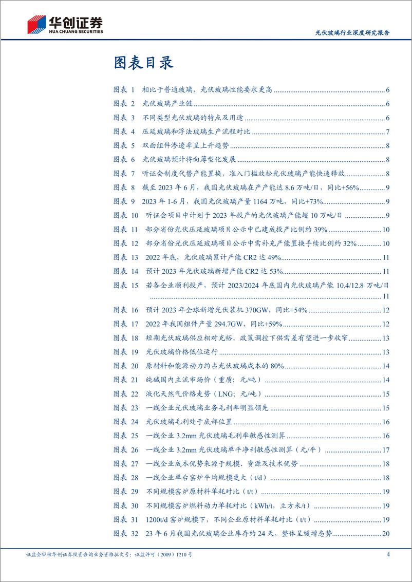 《光伏玻璃行业深度研究报告：政策调控供需有望边际改善，行业盈利见底预计修复在即-20230709-华创证券-27页》 - 第5页预览图