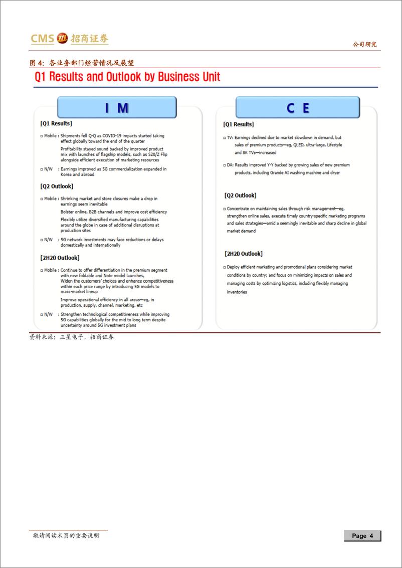 《海外电子行业跟踪报告：三星电子2020Q1季报总结及业绩说明会纪要-20200429-招商证券-17页》 - 第5页预览图