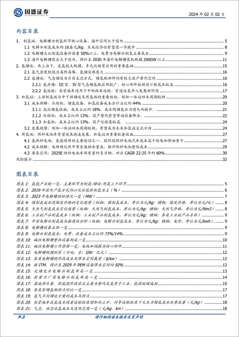 《电解水系列之三：氢能产业链梳理：制氢、运氢、用氢》 - 第3页预览图