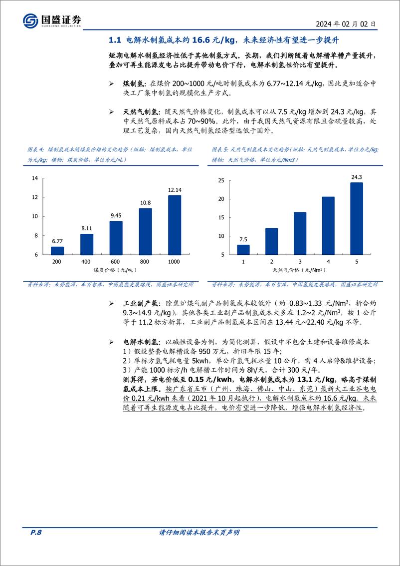 《电解水系列之三：氢能产业链梳理：制氢、运氢、用氢》 - 第8页预览图