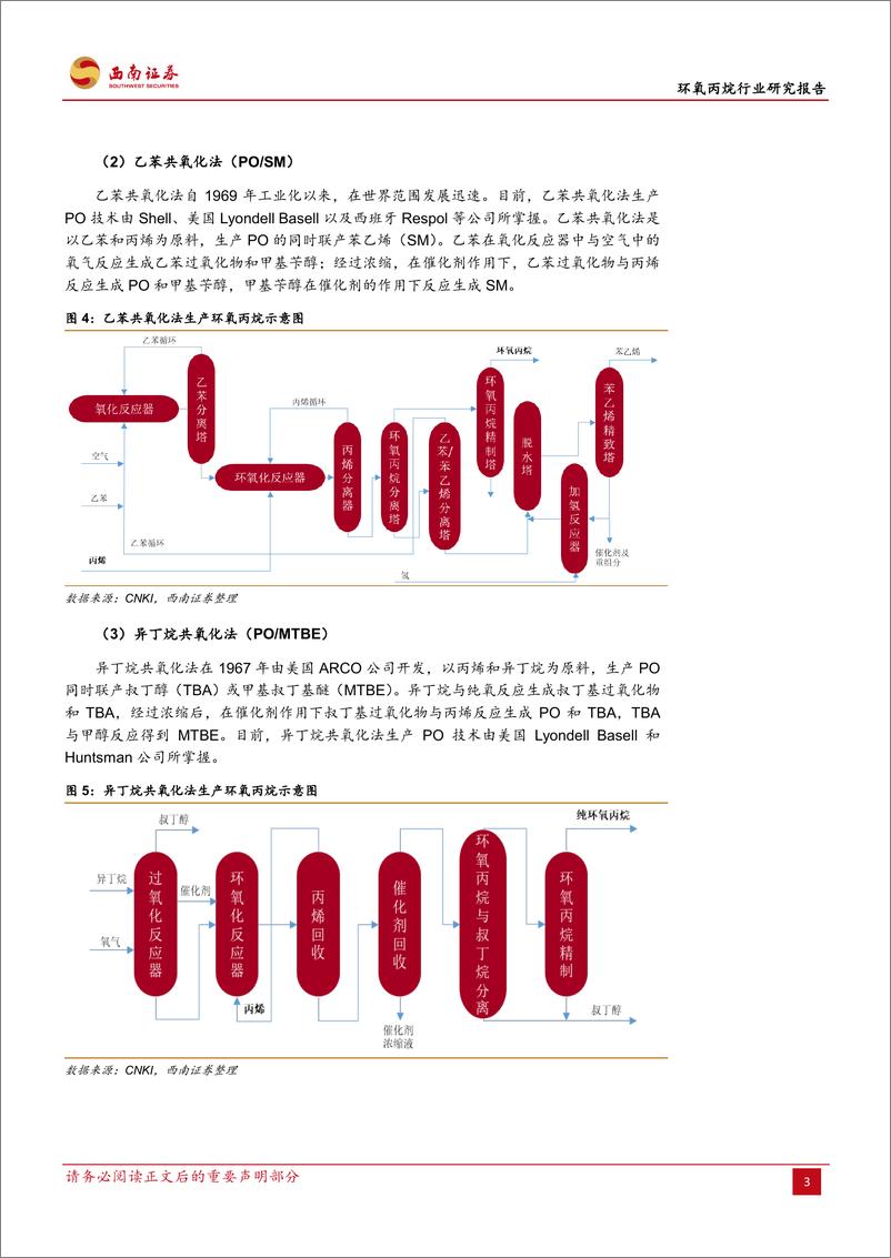 《环氧丙烷行业：多种工艺路线百家争鸣，环氧丙烷迎来景气周期-20190121-西南证券-30页》 - 第8页预览图