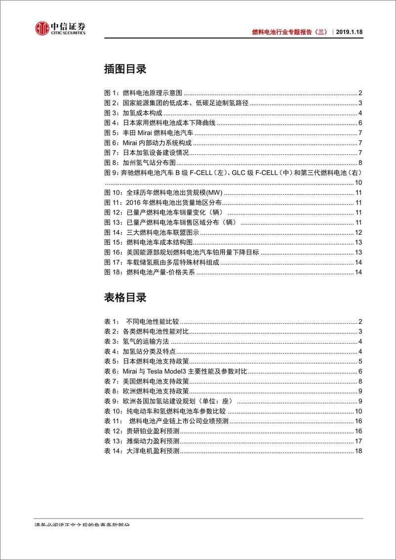 《燃料电池行业专题报告（三）：产业化加速，氢能时代临近-20190118-中信证券-25页》 - 第4页预览图