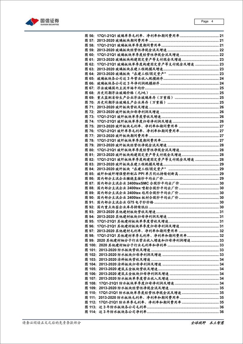 《建材行业投资专题：回归本位，关注低估值、强业绩的优质品种-20210625-国信证券-43页》 - 第5页预览图