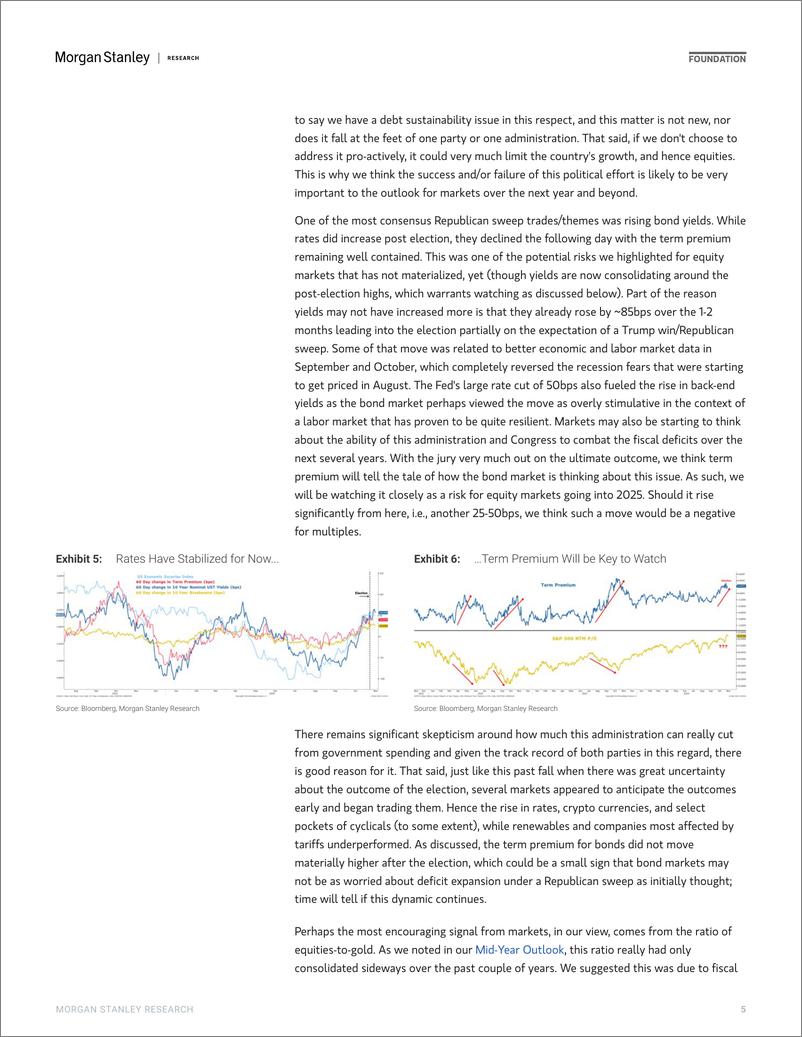 《Morgan Stanley-US Equity Strategy 2025 US Equities Outlook Stay Nimble Am...-111644371》 - 第5页预览图