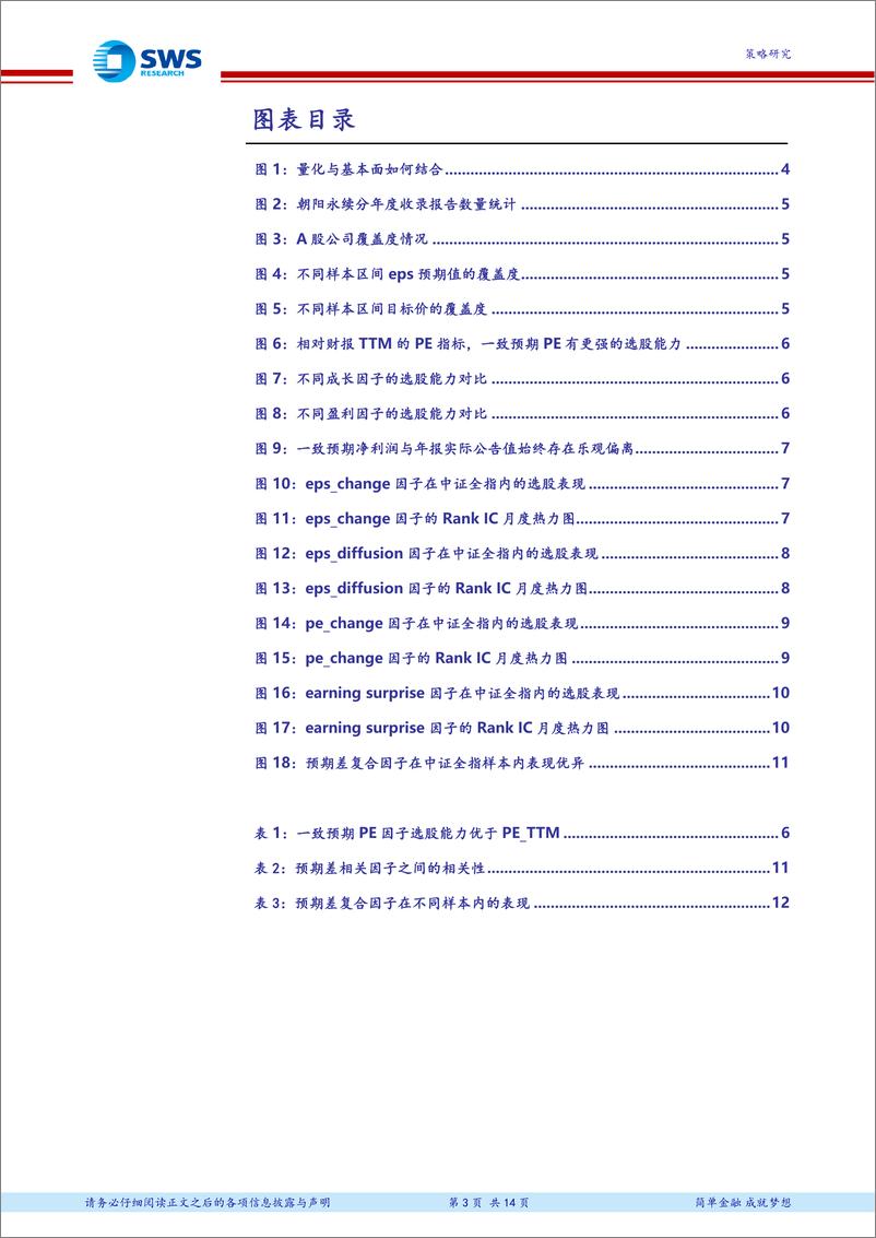 《申万宏2018070多因子系列报告之二：基于分析师一致预期的选股研究》 - 第3页预览图